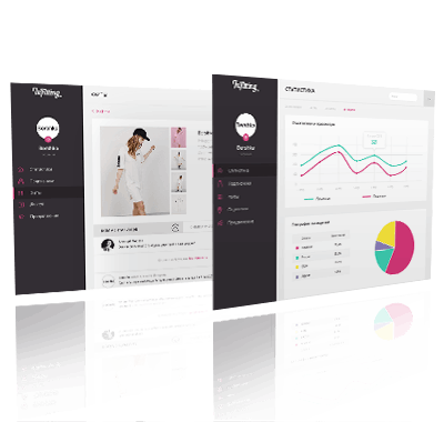 Web development mockup example